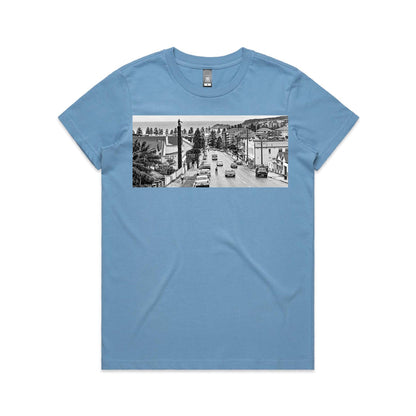 Vintage Manly Tyre Man Women’s Cotton T-Shirt – Sydney Road
