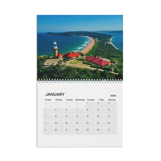 2026 Northern Beaches Sydney Scenic Coastal Wall Calendar 