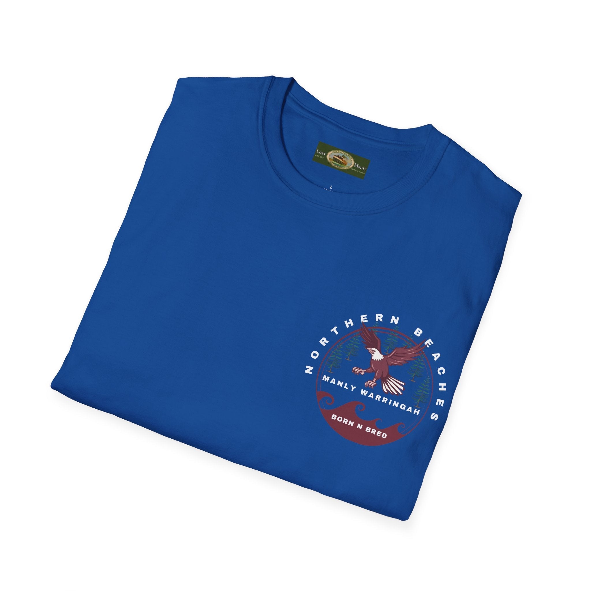 Manly Warringah Born and Bred Unisex T-Shirt Printify