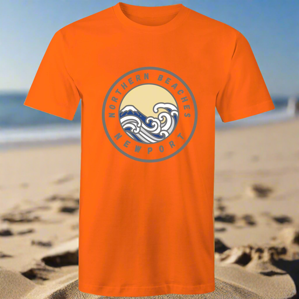 AS Colour Staple - Mens T-Shirt Newport logo front - Lost Manly Shop