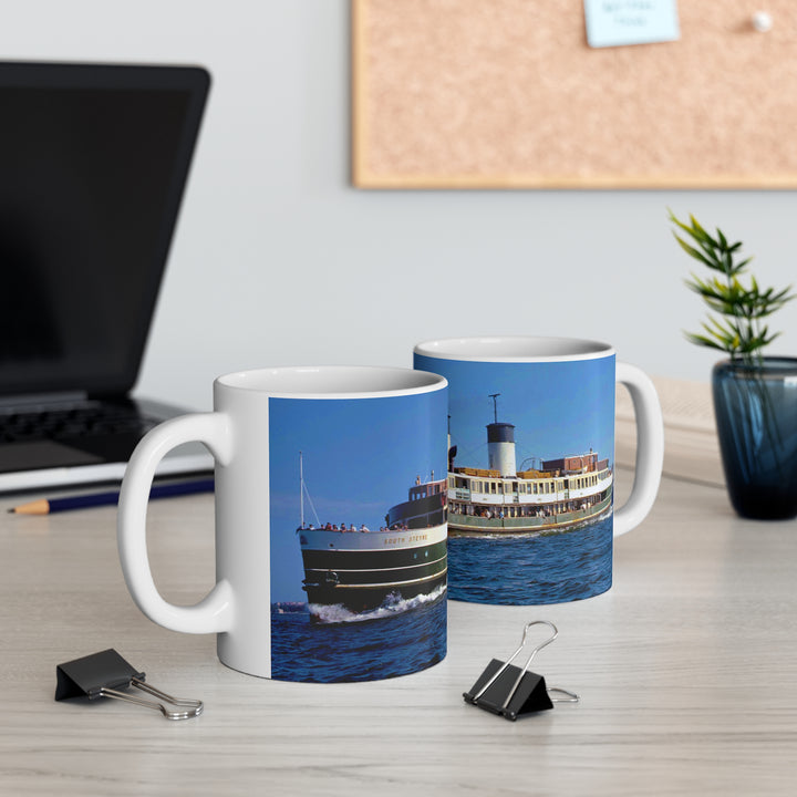 Coffee Mug - South Steyne Crossing the Heads - Lost Manly Shop