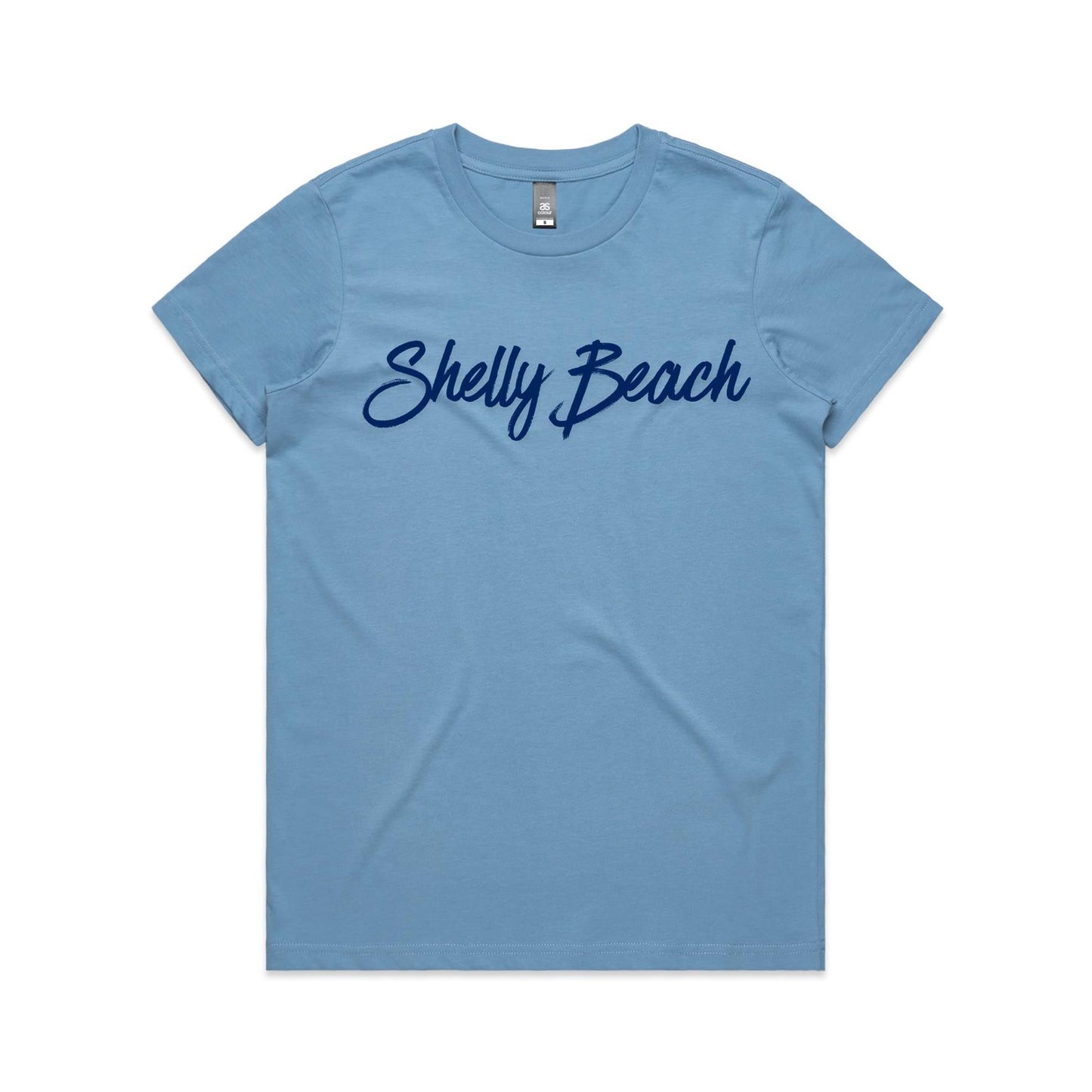 Lost Manly Custom Shelly Beach Logo Edition AS Colour Women's Maple Tee - Lost Manly Shop