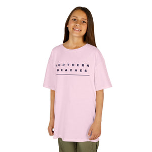 Northern Beaches Kids Heavy Cotton Tee with custom logo design 