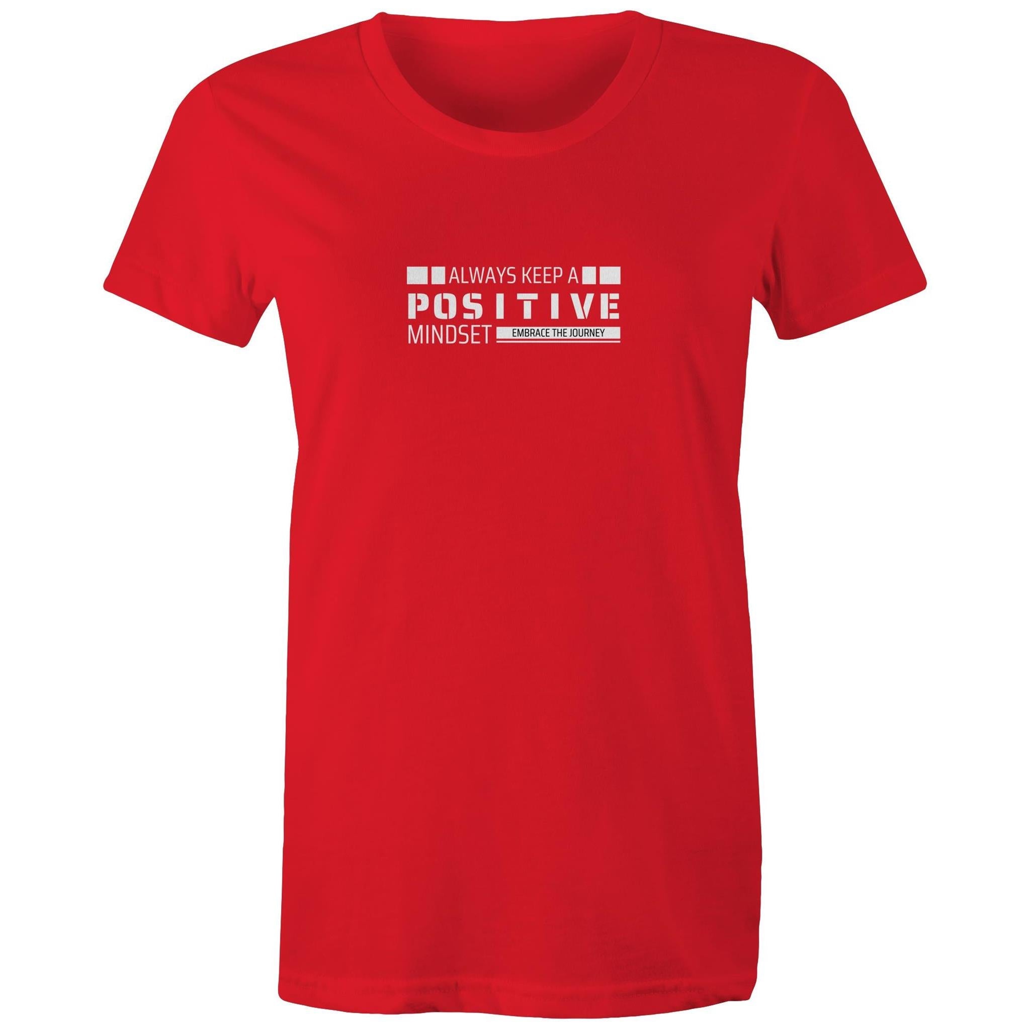 Women's Maple Tee Always Keep a Positive Mindset 