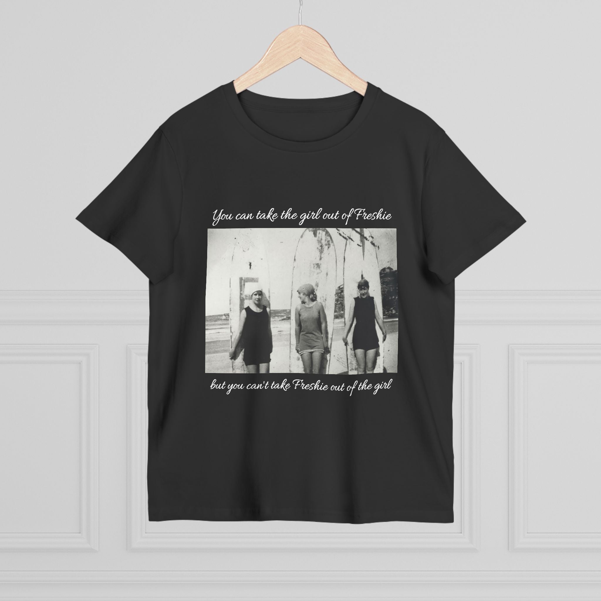 Vintage Women’s Maple Tee - ‘You Can Take the Girl Out of Freshie’ Graphic T-Shirt 
