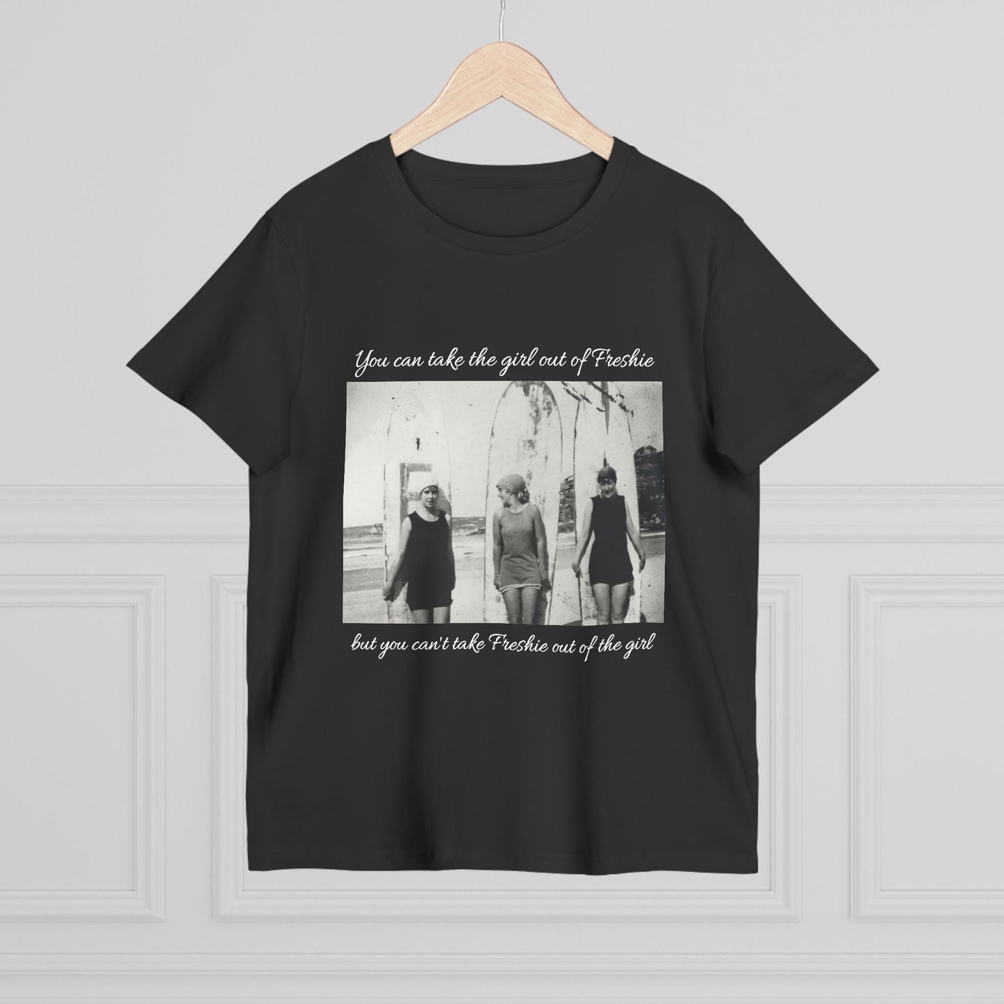 Vintage Women’s Maple Tee - ‘You Can Take the Girl Out of Freshie’ Graphic T-Shirt 
