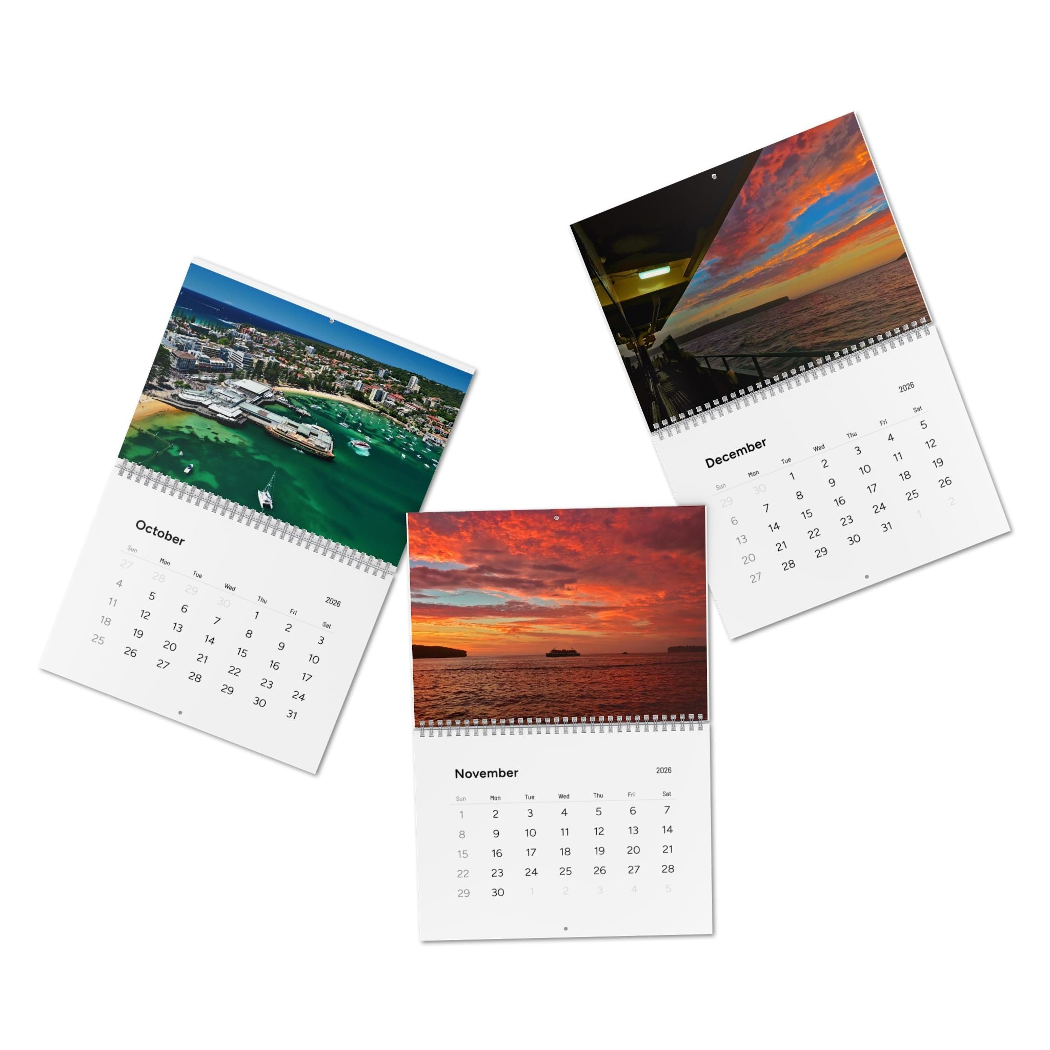 On the Manly Ferries Standard Wall Calendar 2026 Haig Gilchrist Photography 