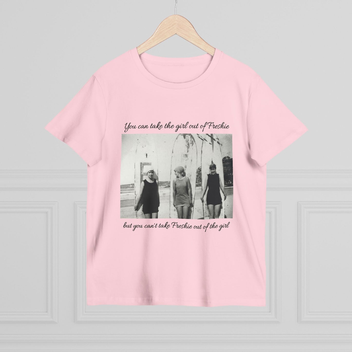Vintage Women’s Maple Tee - ‘You Can Take the Girl Out of Freshie’ Graphic T-Shirt 