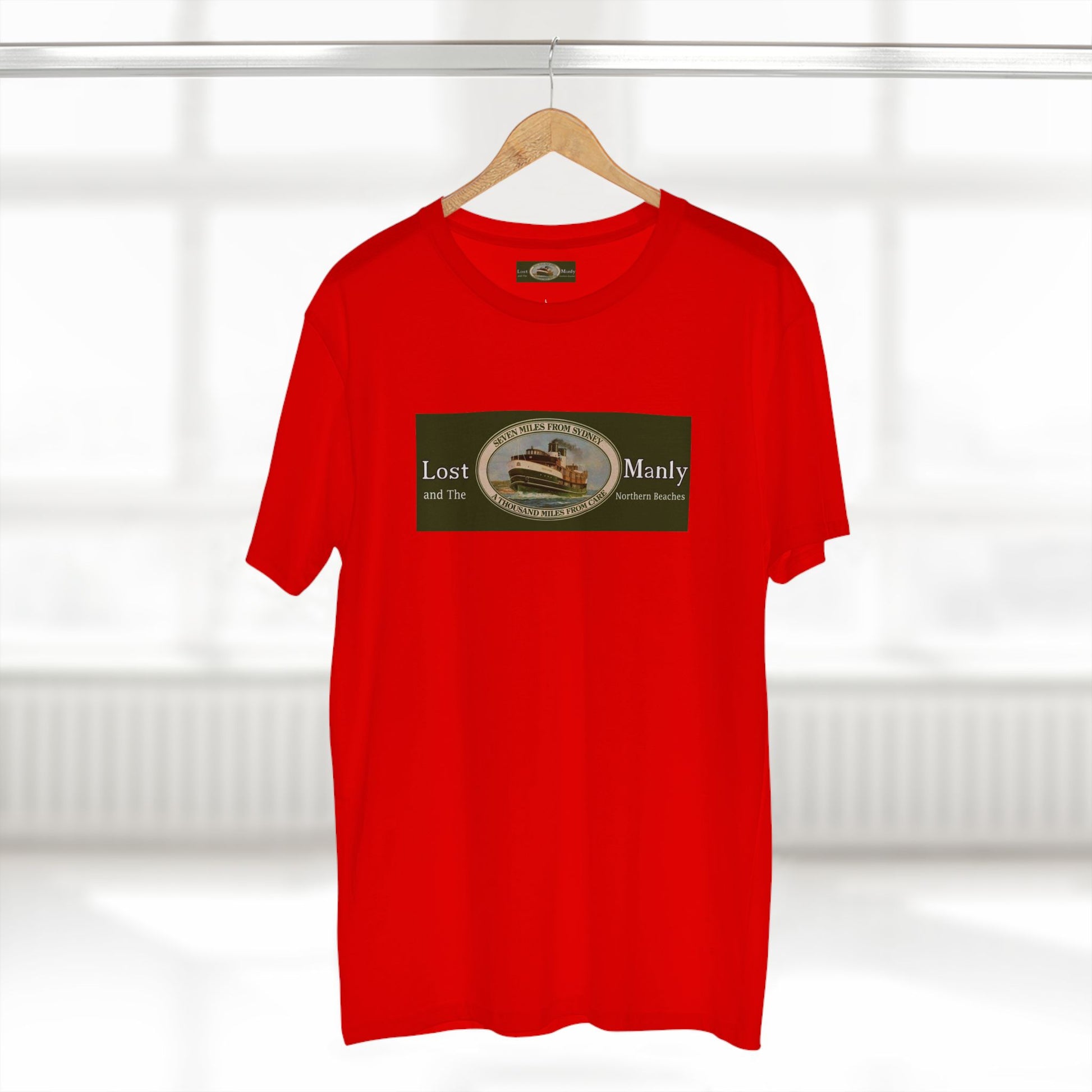 Lost Manly T-Shirt Original Lost Manly Trademark Custom Logo Limited Edition - Lost Manly Shop