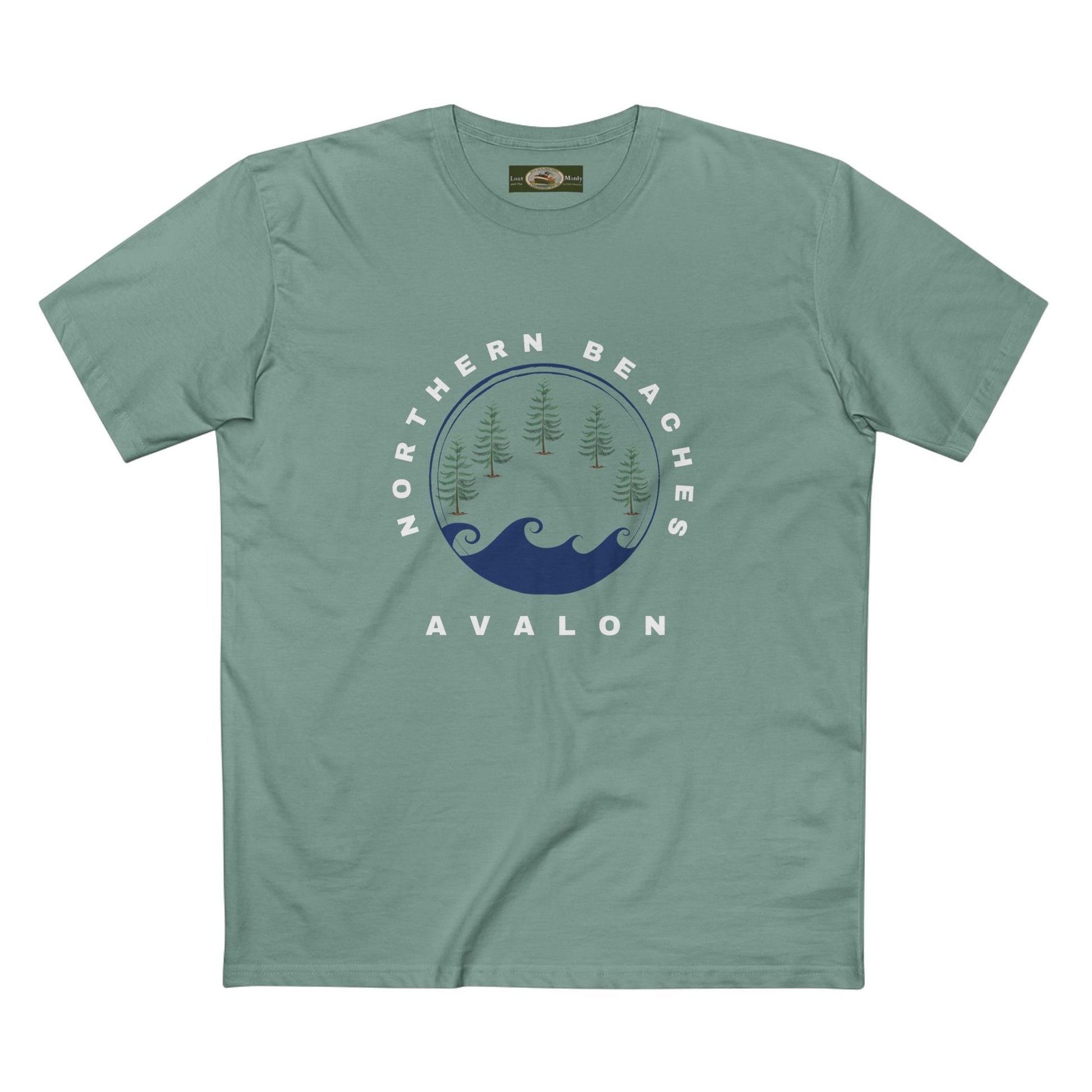 Lost Manly original Avalon Custom Logo edition T-Shirt - Lost Manly Shop