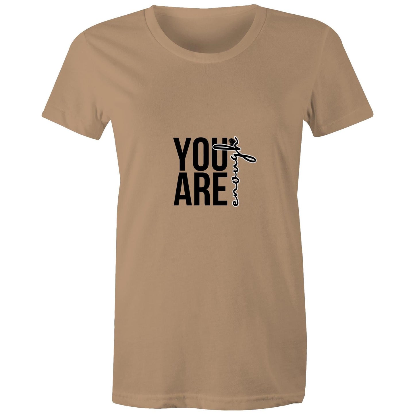 Maple Tee You are Enough Logo 