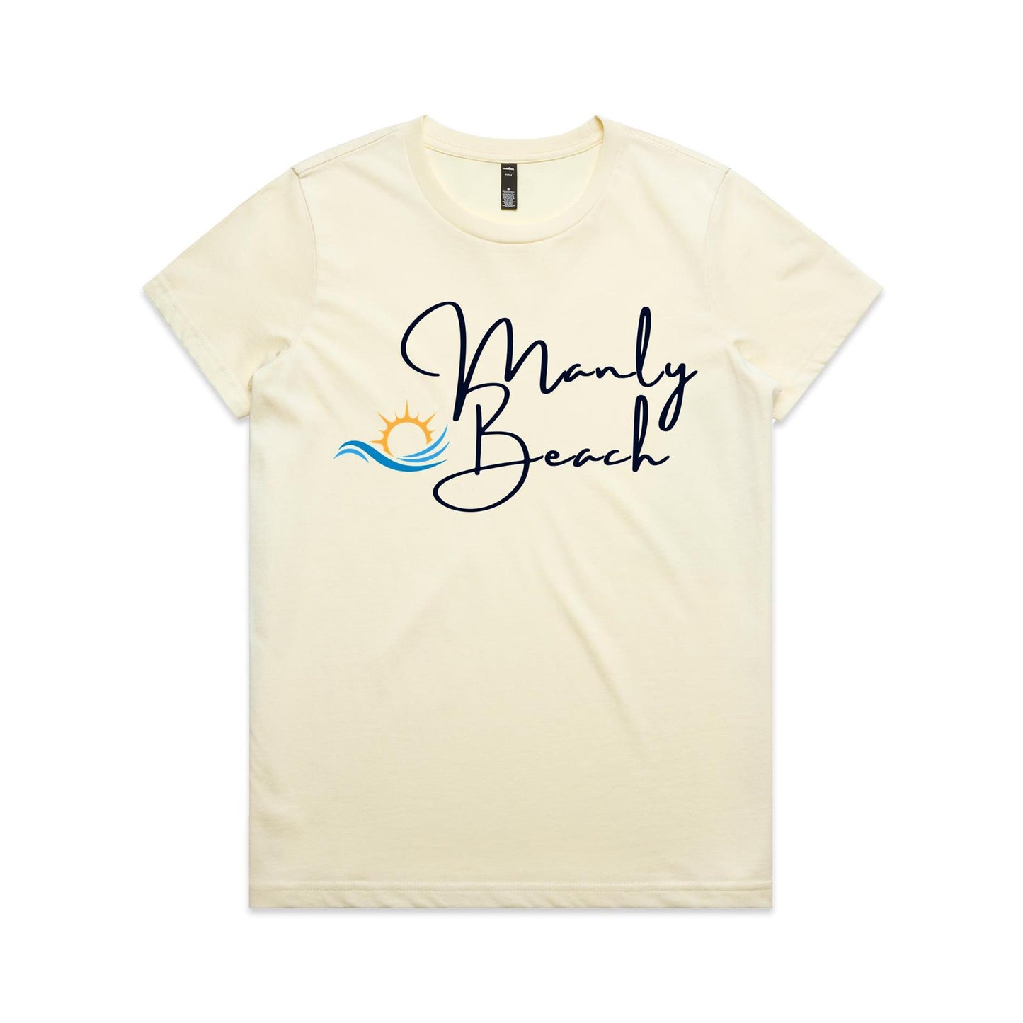 Lost Manly Custom Manly Beach Logo Limited Edition AS Colour Women's Maple Tee - Lost Manly Shop