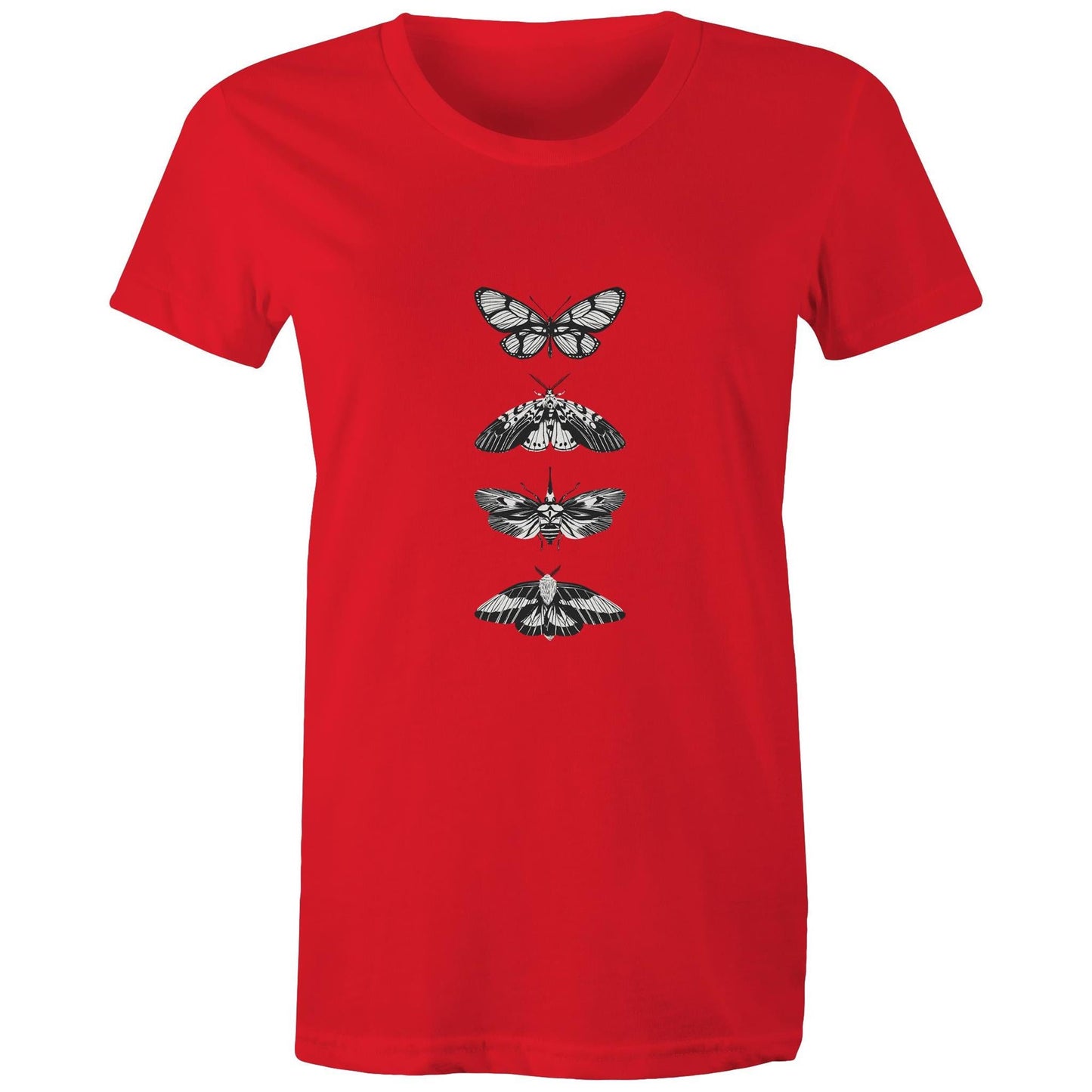 Women's Maple Tee Butterflies 