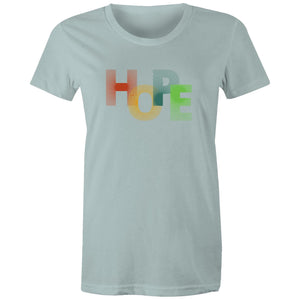 Women's Maple Tee HOPE Print 
