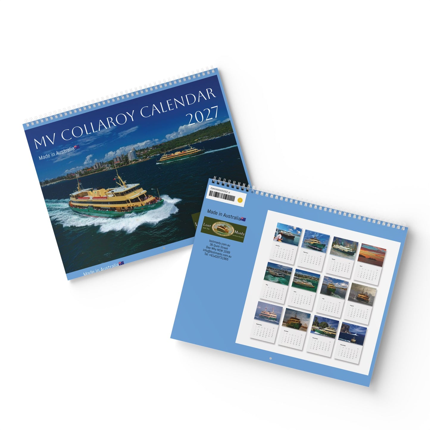 The MV Collaroy Calendar 2027 Celebrating an Australian Icon - Lost Manly Shop