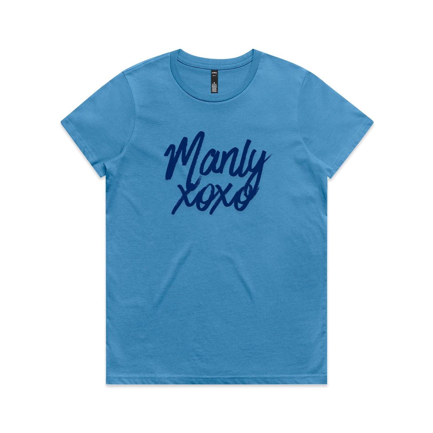 Lost Manly Custom Logo Manly xoxo Edition AS Colour Women's Maple Tee - Lost Manly Shop