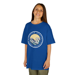 Ocean Wave Kids Cotton Tee – Northern Beaches logo 