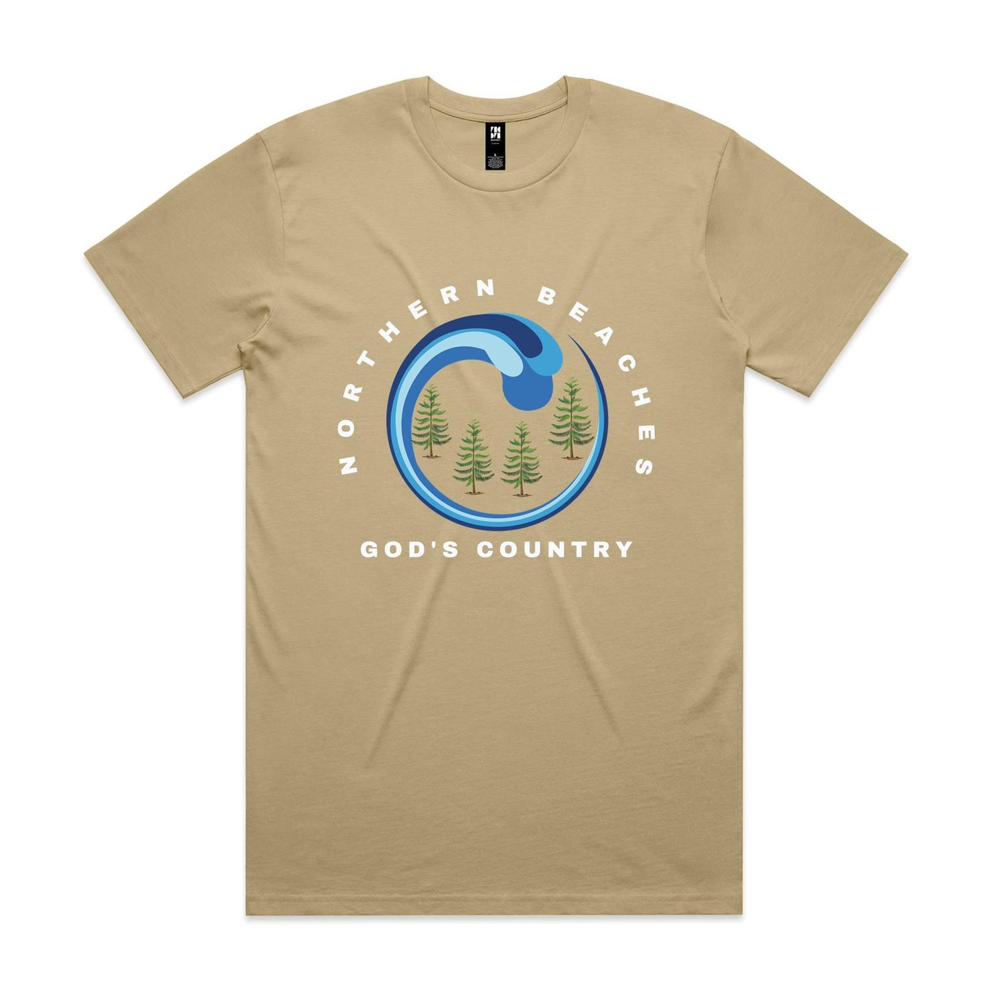 Lost Manly custom logo God's Country edition AS Colour - Classic Tee - Lost Manly Shop