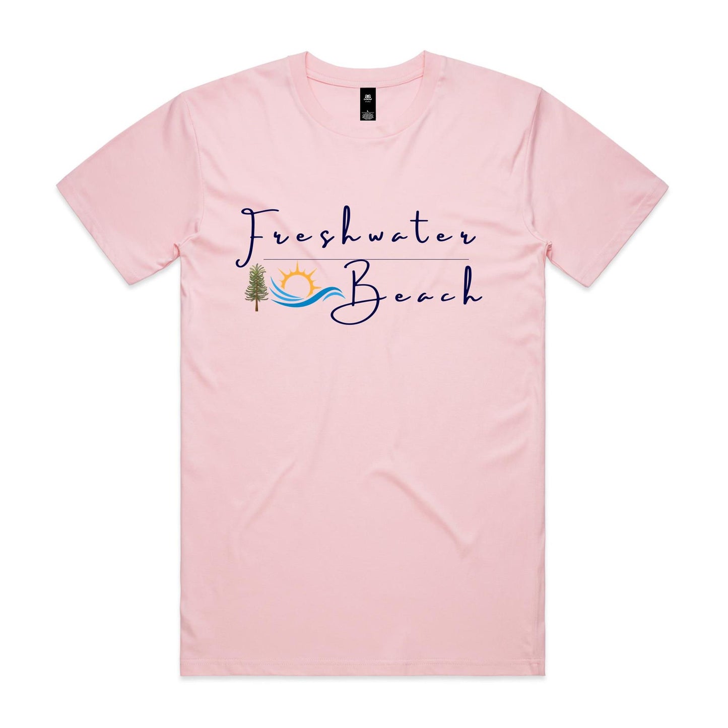 Freshwater Beach custom logo collection Comfy Cotton Tee - Lost Manly Shop