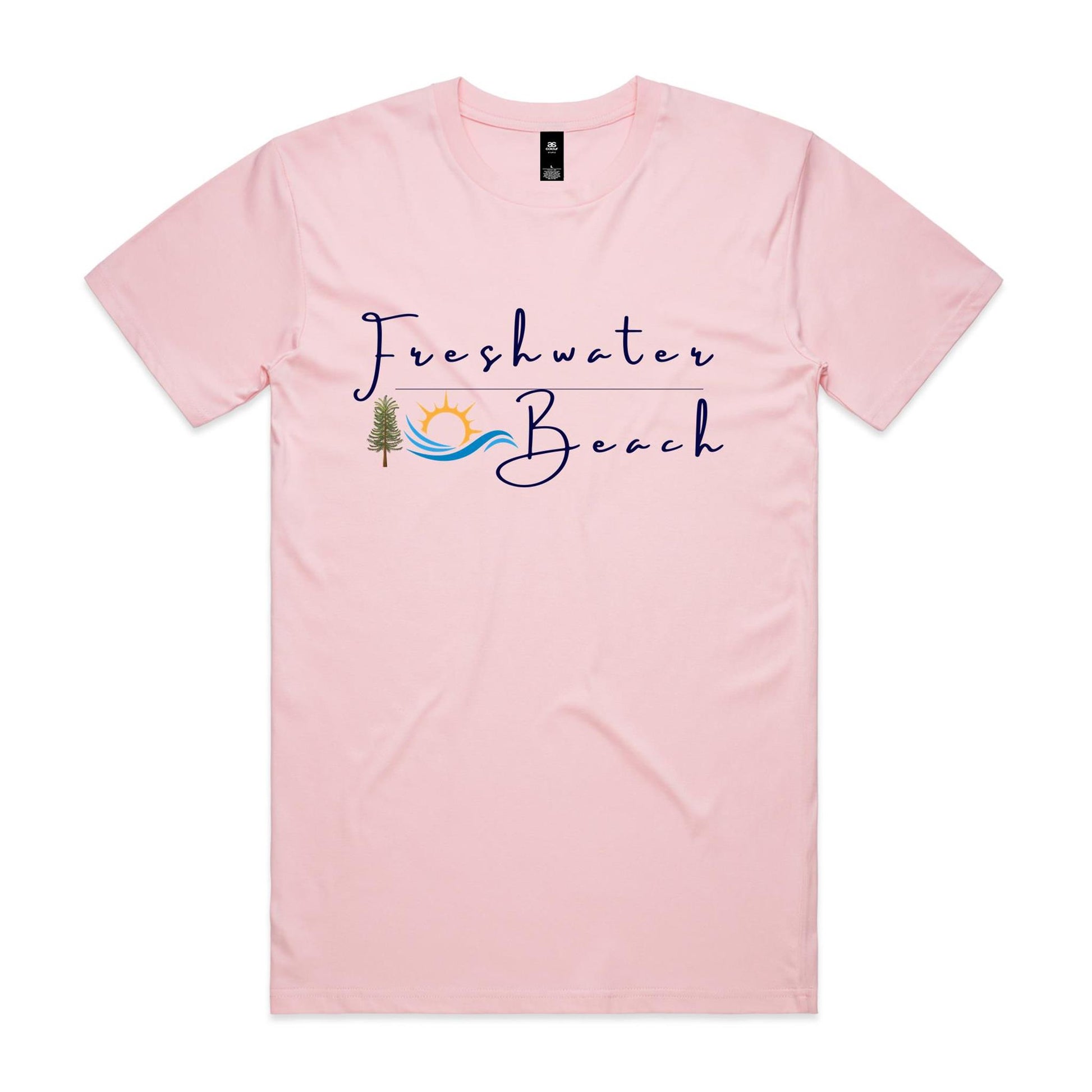 Freshwater Beach custom logo collection Comfy Cotton Tee - Lost Manly Shop