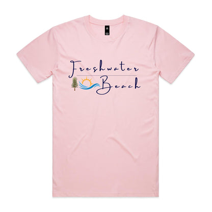 Freshwater Beach custom logo collection Comfy Cotton Tee - Lost Manly Shop