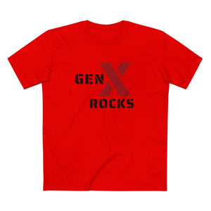 Gen X Rocks Graphic Tee - Nostalgic Gen X T-Shirt, Vintage Style Tee, Gift for Generation X, Casual Wear, Retro Shirt 
