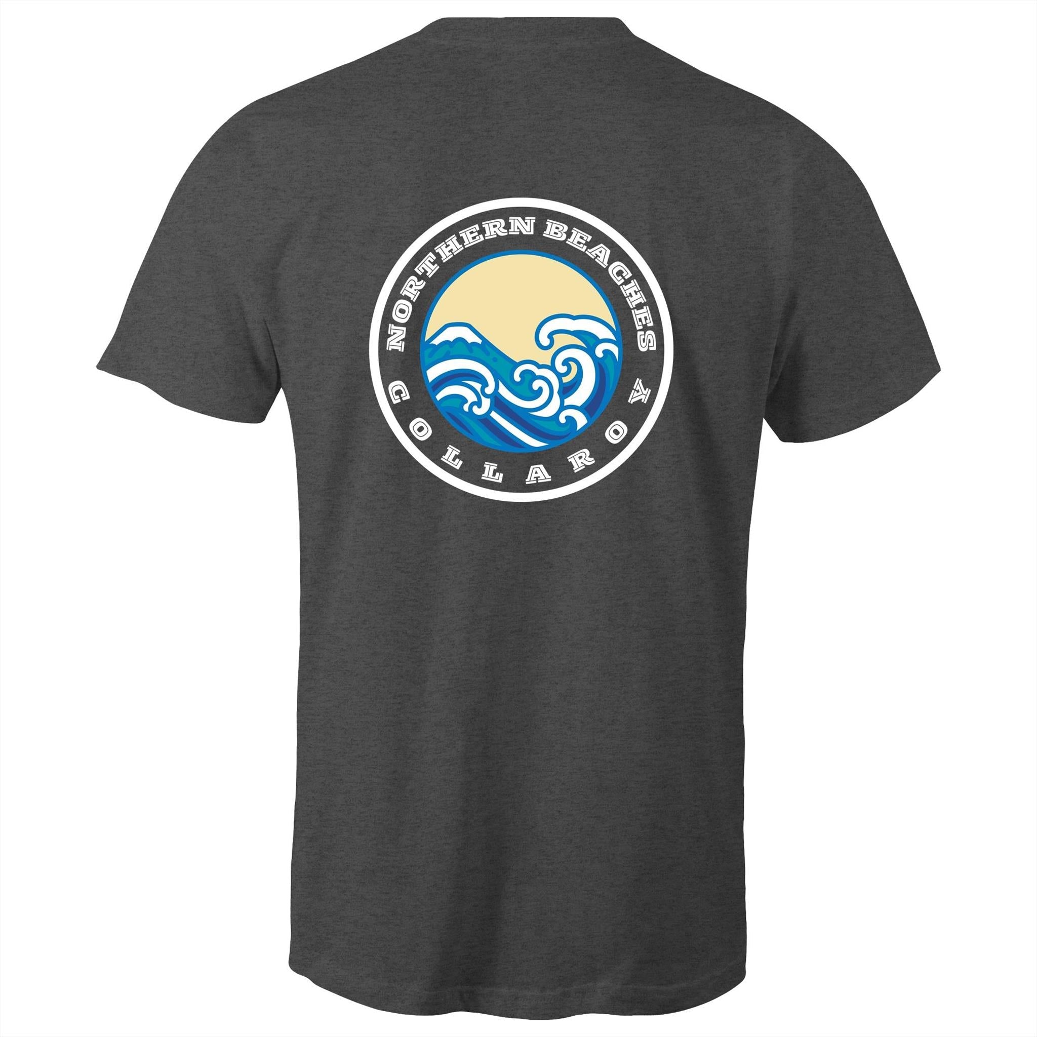 Bondi Born n Bred / Collaroy custom logos printed on AS Colour Staple - Mens T-Shirt 