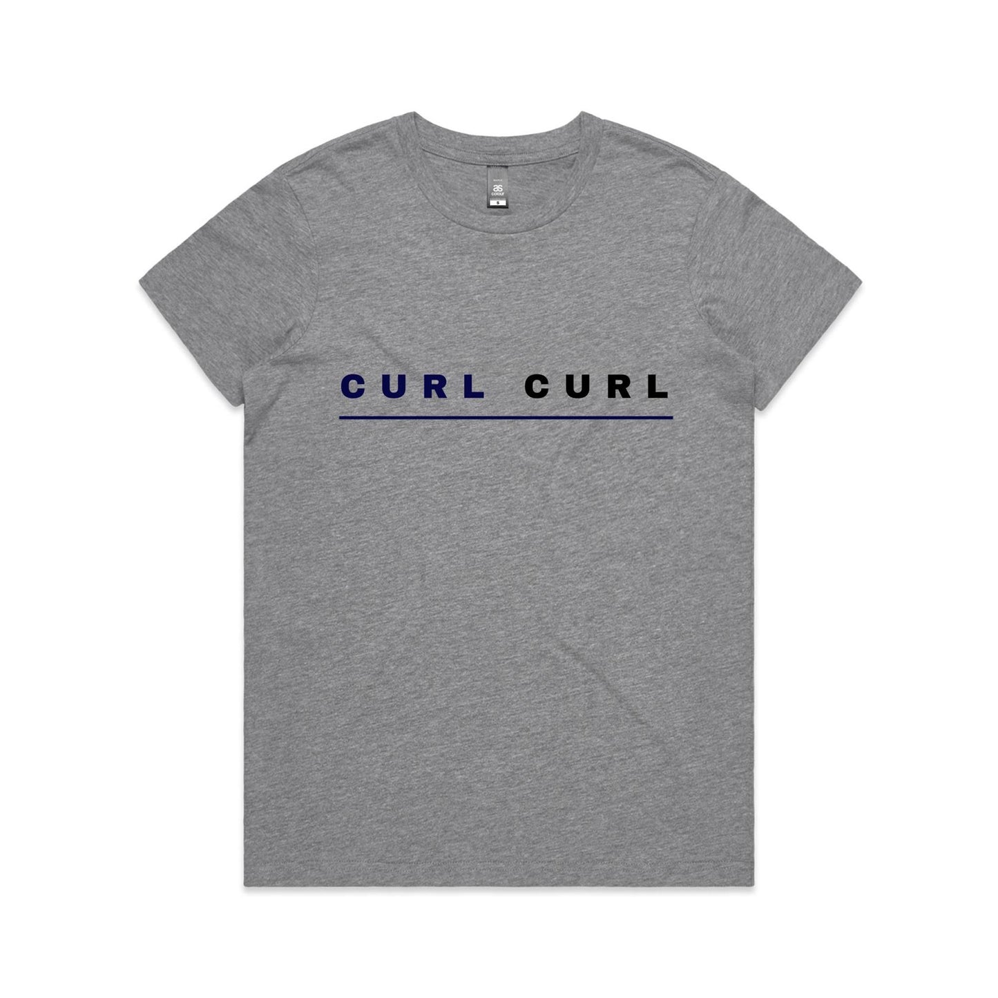 Lost Manly custom logo Curl Curl edition AS Colour Women's Maple Tee - Lost Manly Shop