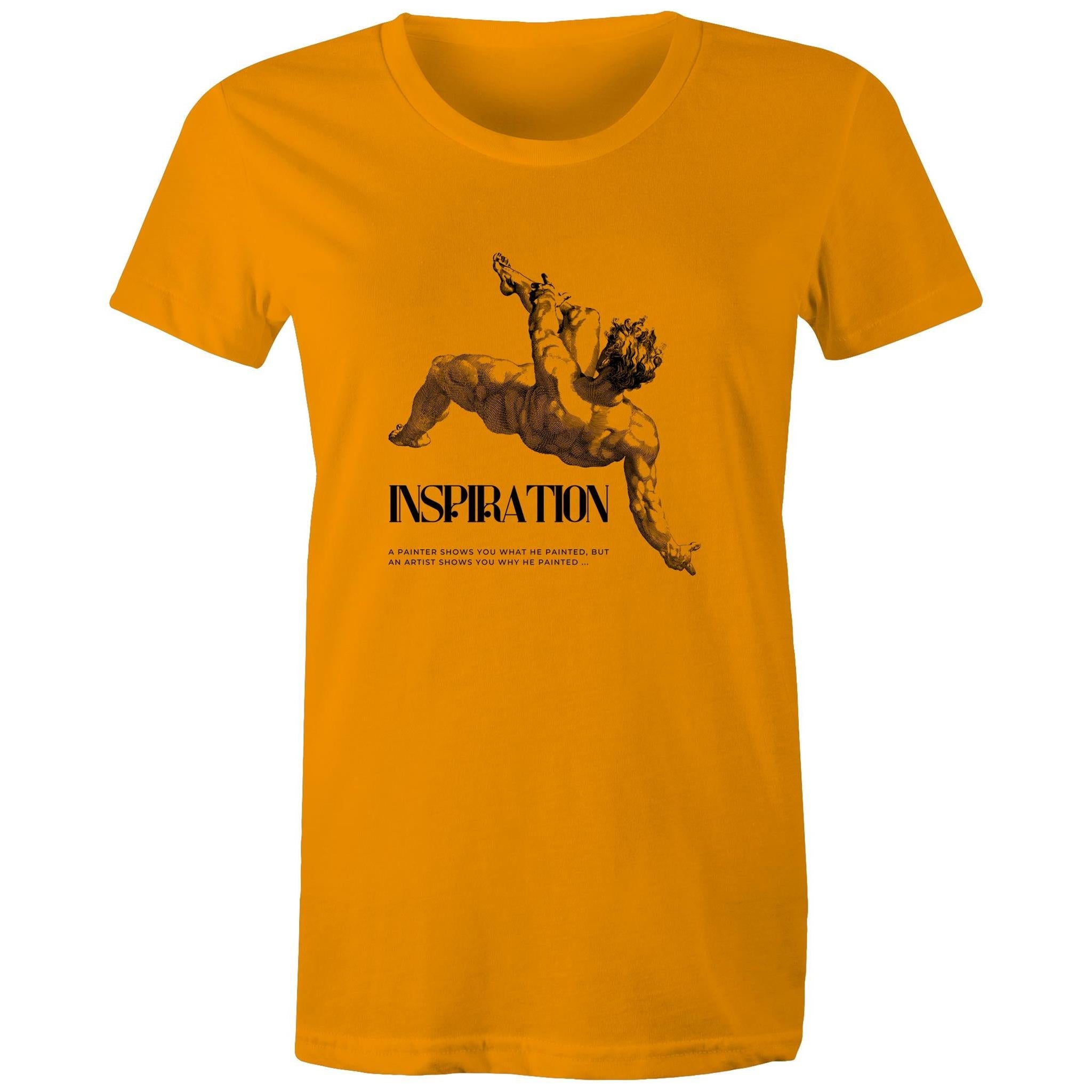 Women's Maple Tee Inspiration Print 