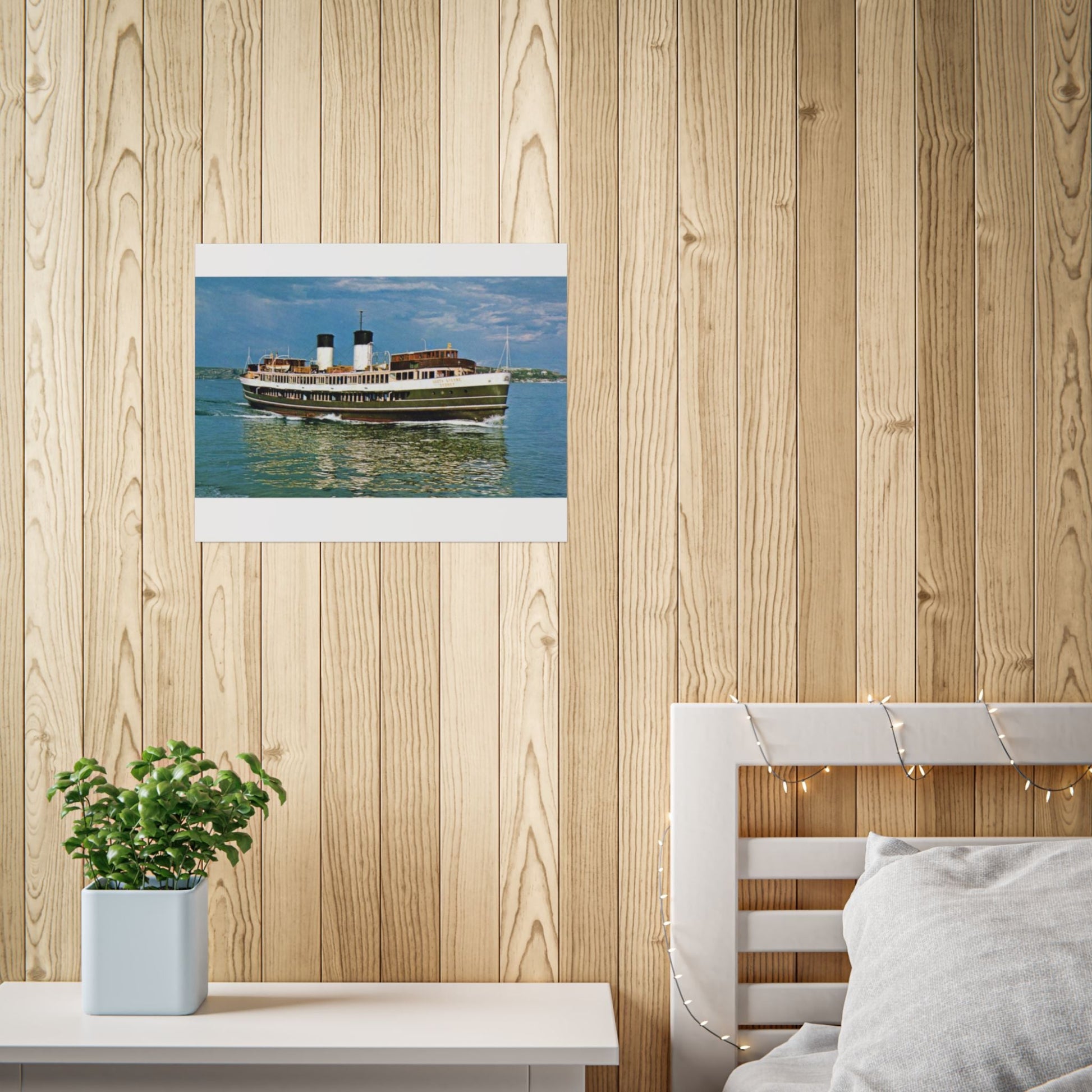 South Steyne Colour Poster - Nautical Wall Art, Coastal Decor, Beach House Print, Gift for Sailors, Age Spots Included 