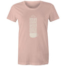 Women's Maple Tee Coffee Print 