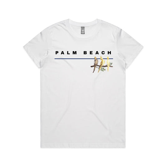 Lost Manly Custom Palm Beach Logo Edition AS Colour Women's Maple Tee