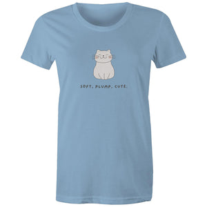 Women's Maple Tee Soft Plump Cute Print 