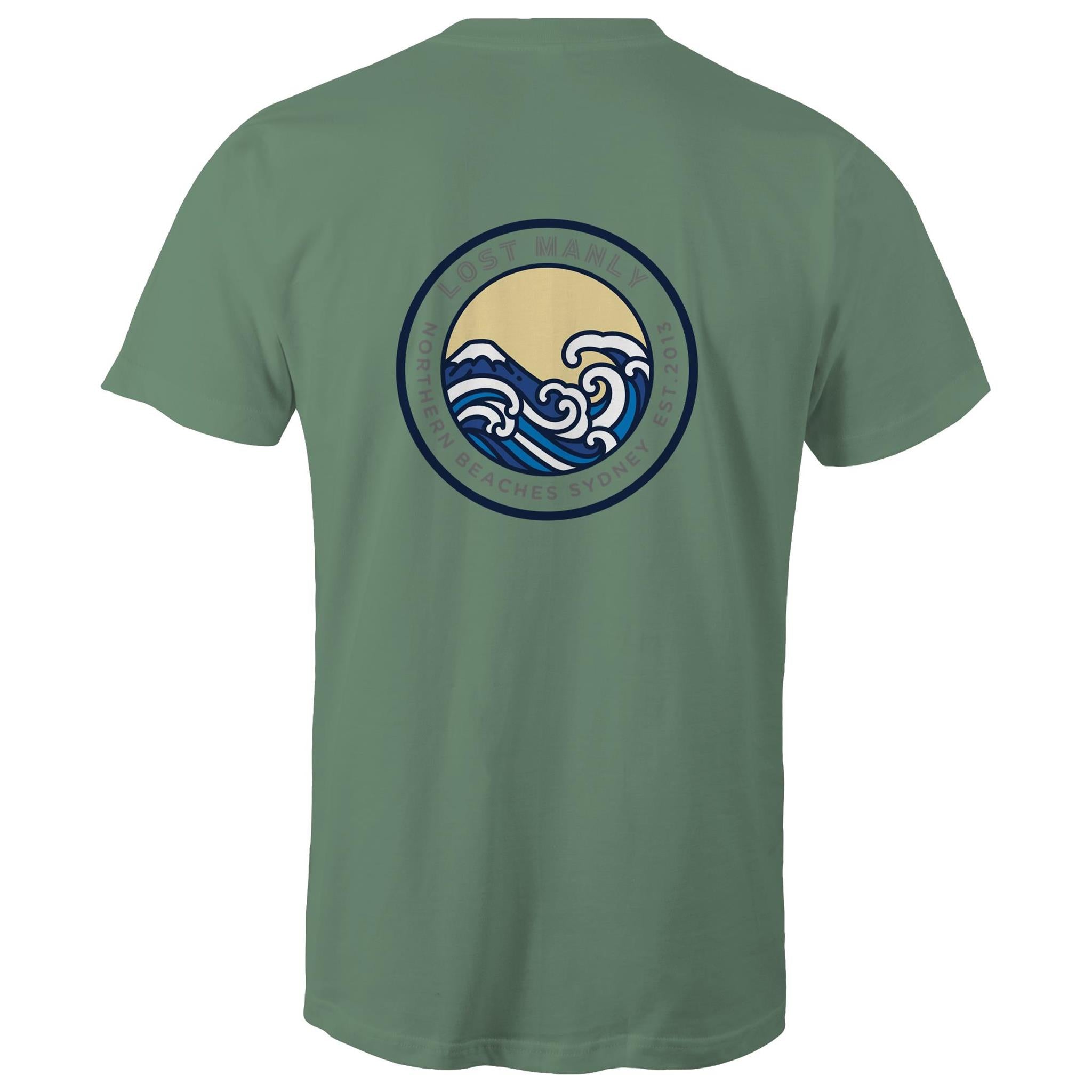 Lost Manly Northern Beaches Sydney Australia Printed Logo T-Shirt Ogo Merch