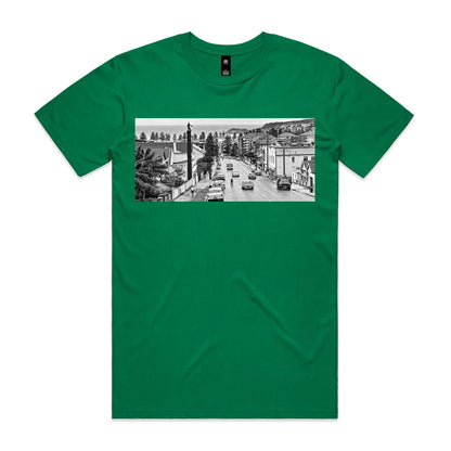 Vintage Manly Tyre Man Cotton T-Shirt | Northern Beaches