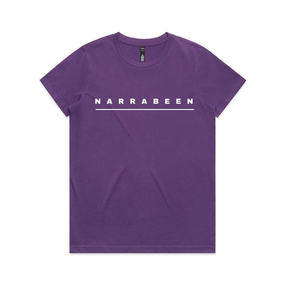 Lost Manly custom logo Narrabeen edition AS Colour Women's Maple Tee - Lost Manly Shop