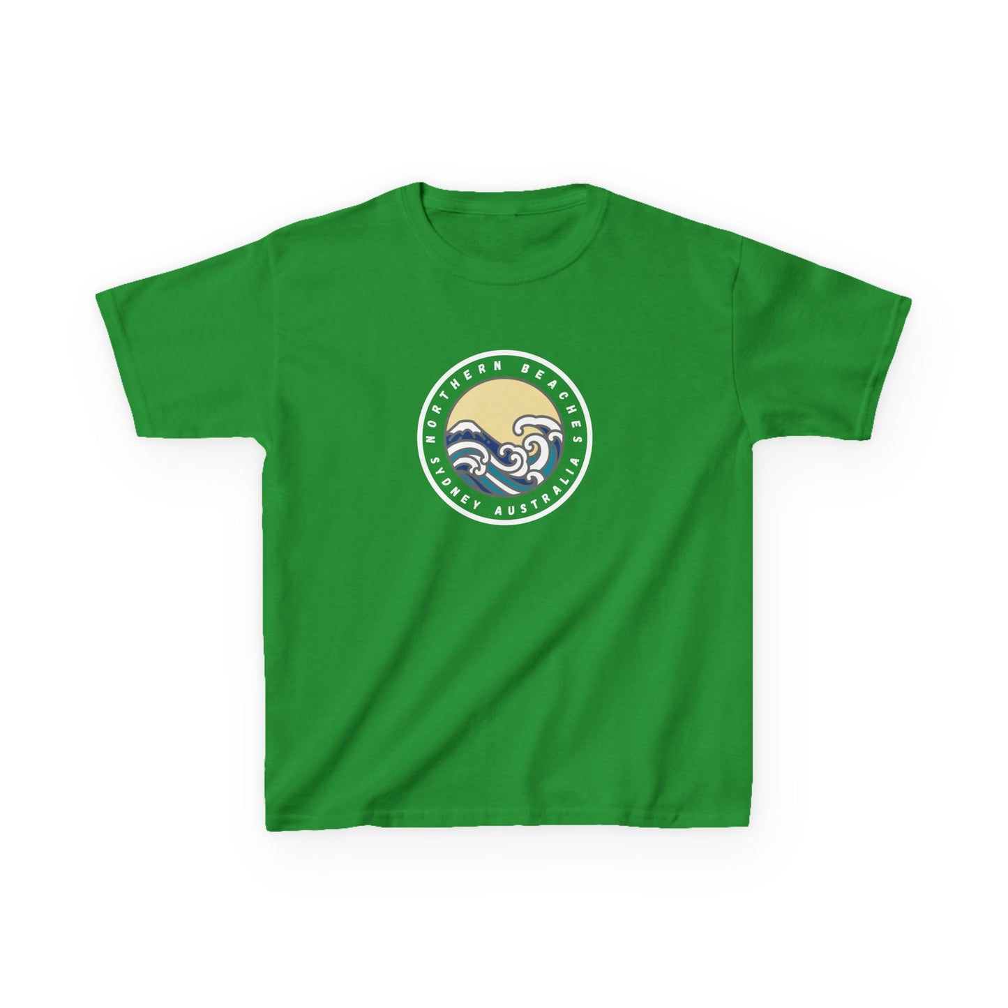 Ocean Wave Kids Cotton Tee – Northern Beaches logo