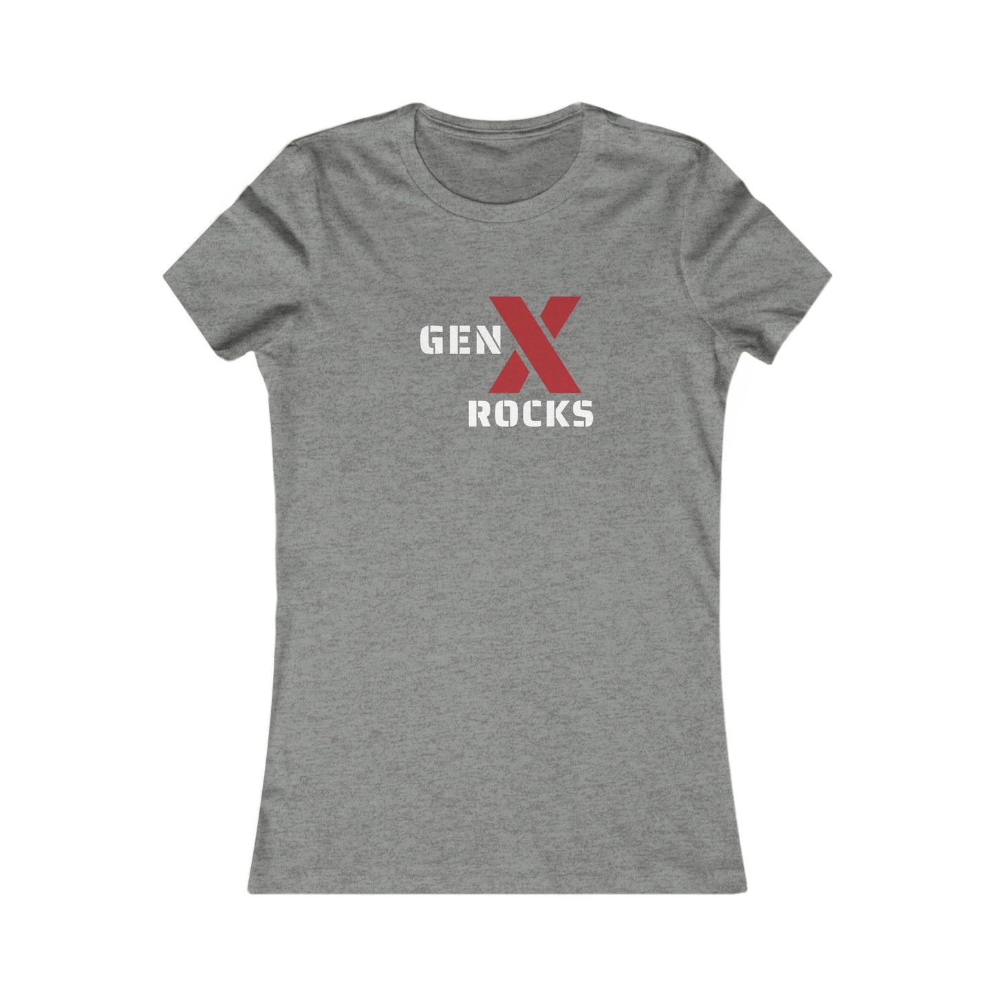 Gen X Rocks Tee - Women's Favourite Graphic T-Shirt, Retro Style, Gift for Gen Xers, Funny T-Shirt, Birthday Gift, Comfortable [...] 