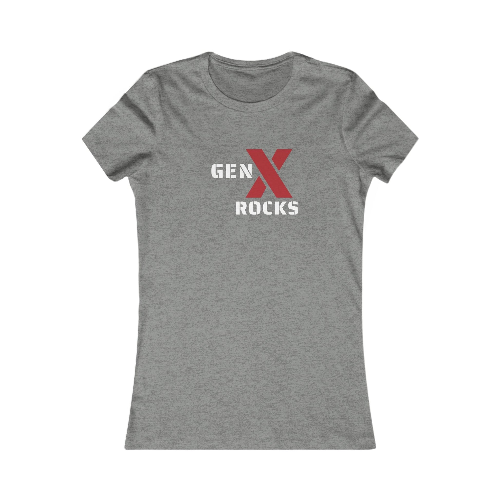 Gen X Rocks Tee - Women's Favourite Graphic T-Shirt, Retro Style, Gift for Gen Xers, Funny T-Shirt, Birthday Gift, Comfortable [...] 