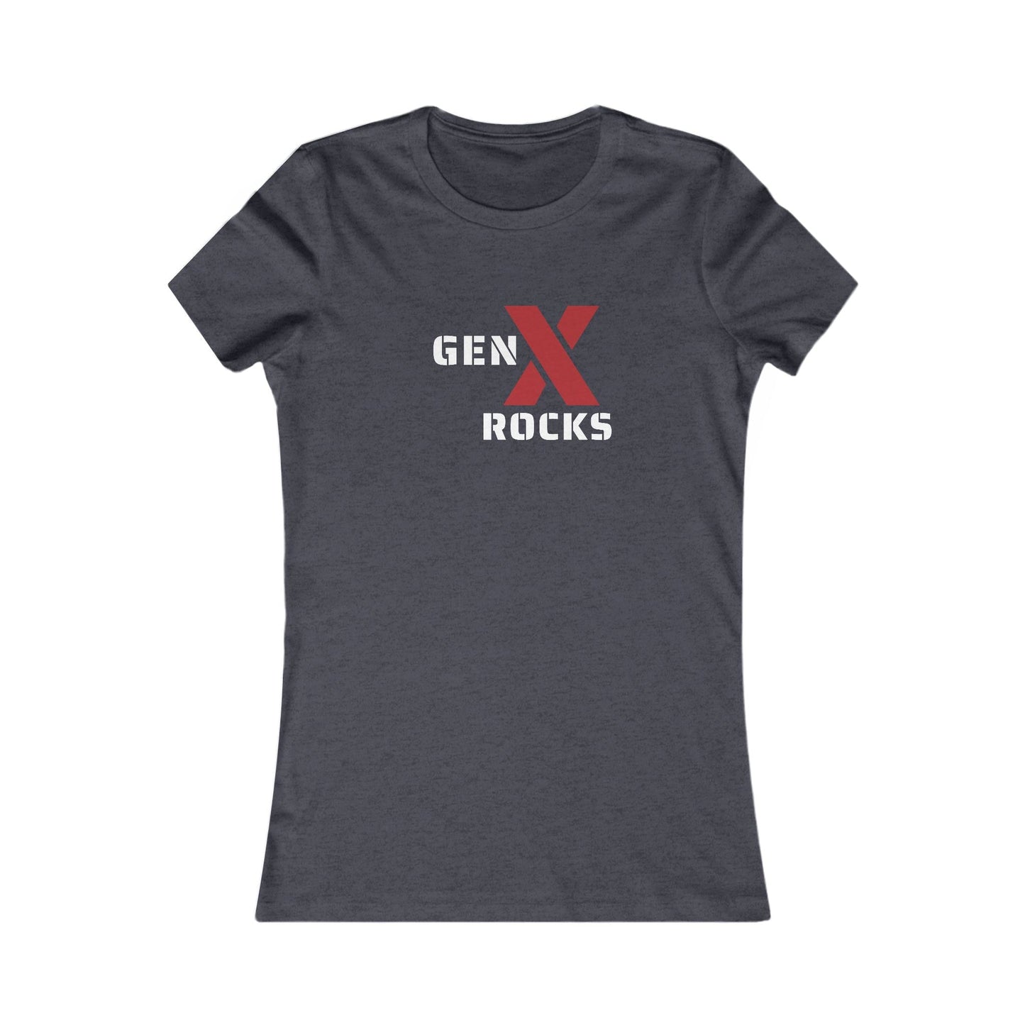 Gen X Rocks Tee - Women's Favourite Graphic T-Shirt, Retro Style, Gift for Gen Xers, Funny T-Shirt, Birthday Gift, Comfortable [...] 