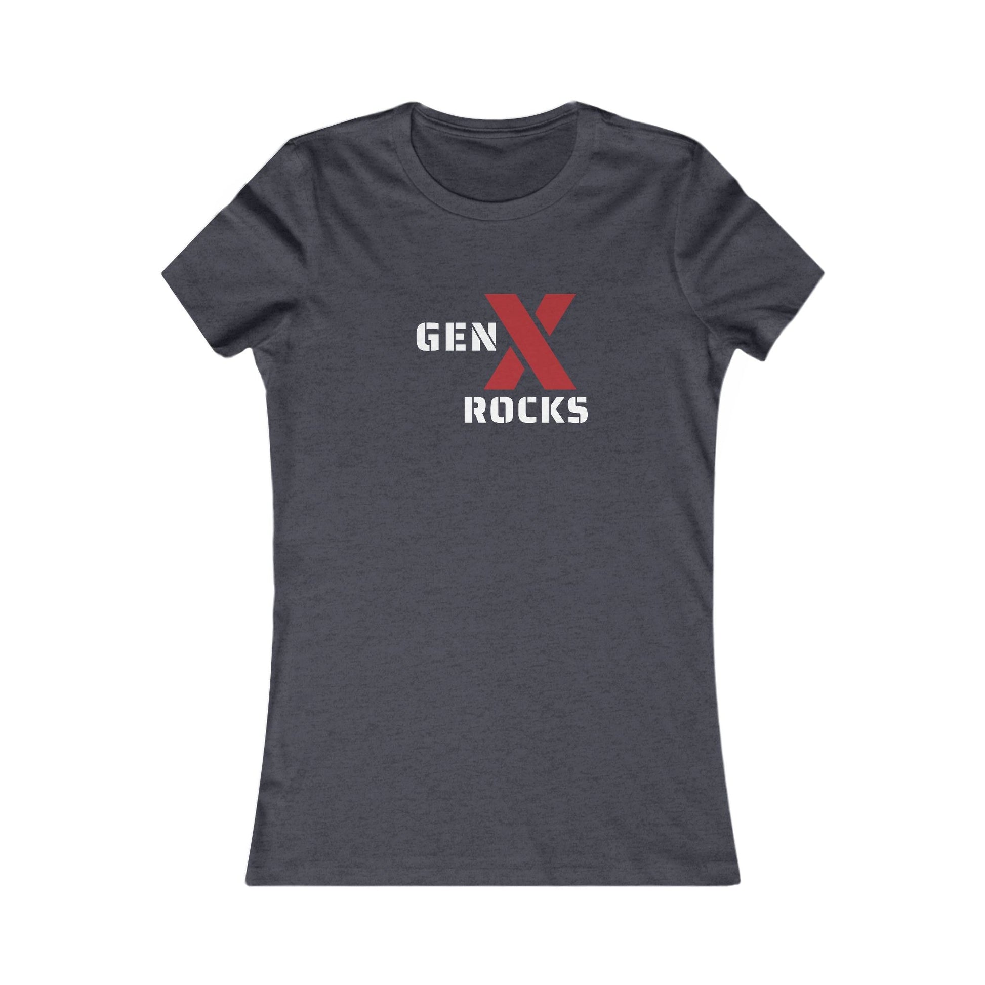 Gen X Rocks Tee - Women's Favourite Graphic T-Shirt, Retro Style, Gift for Gen Xers, Funny T-Shirt, Birthday Gift, Comfortable [...] 