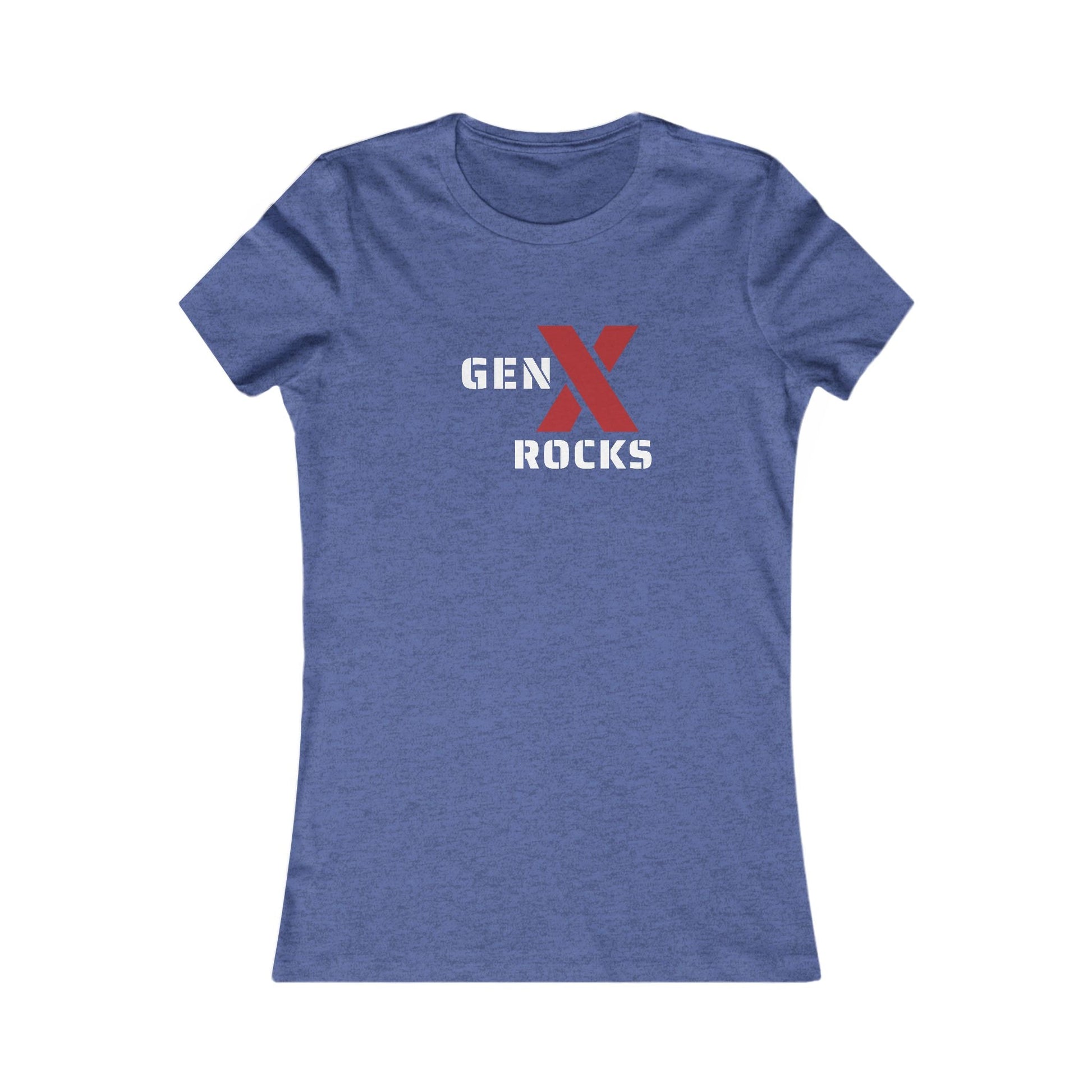 Gen X Rocks Tee - Women's Favourite Graphic T-Shirt, Retro Style, Gift for Gen Xers, Funny T-Shirt, Birthday Gift, Comfortable [...] 