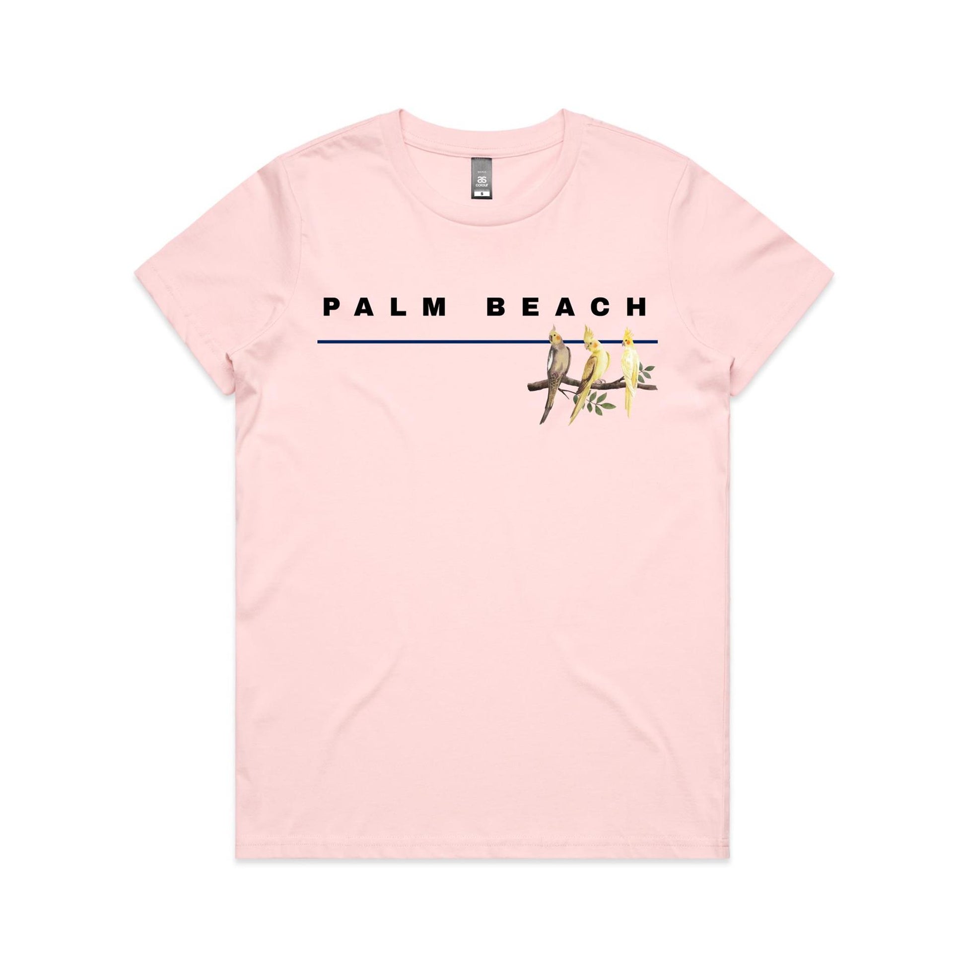 Lost Manly Custom Palm Beach Logo Edition AS Colour Women's Maple Tee - Lost Manly Shop