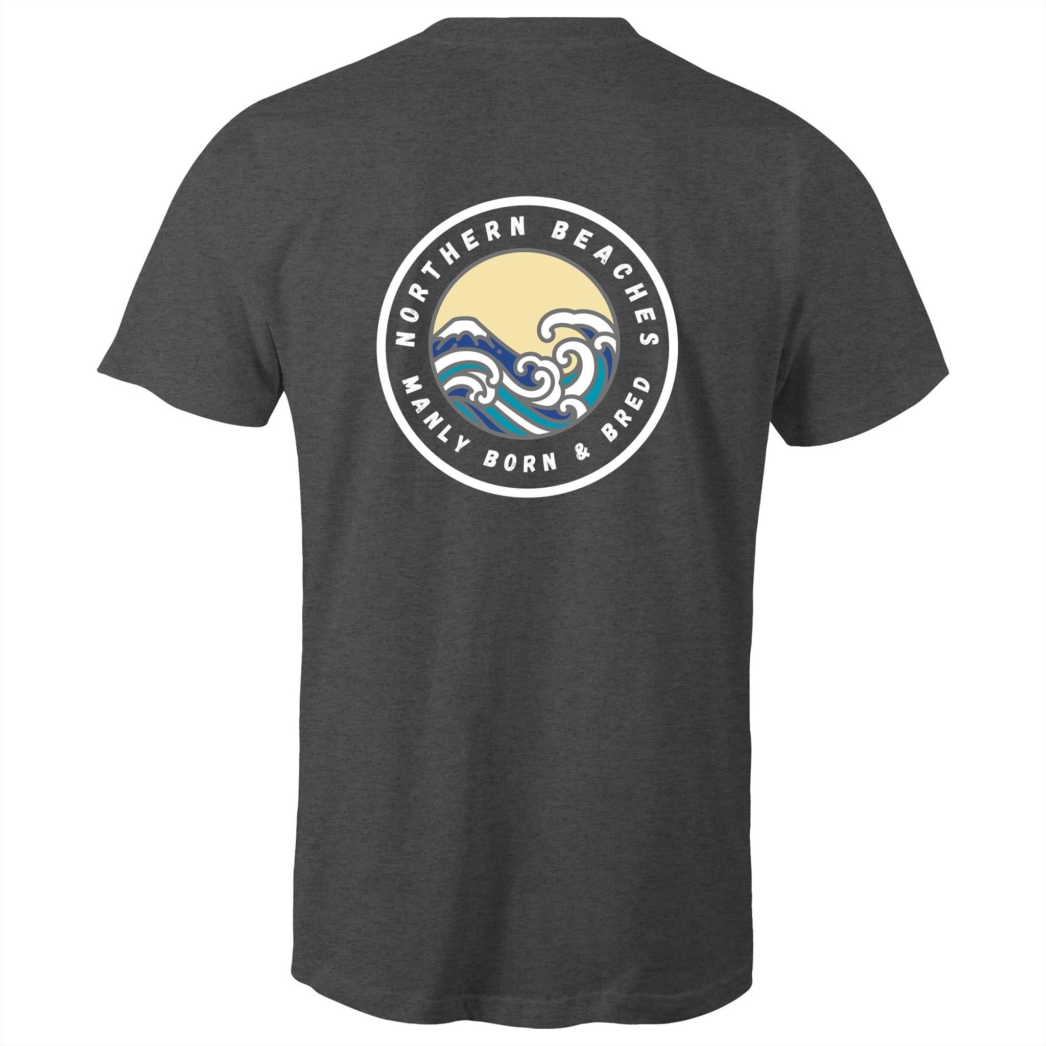 Manly Born and Bred Northern Beaches Sydney Australia Printed Logo T-Shirt Ogo Merch