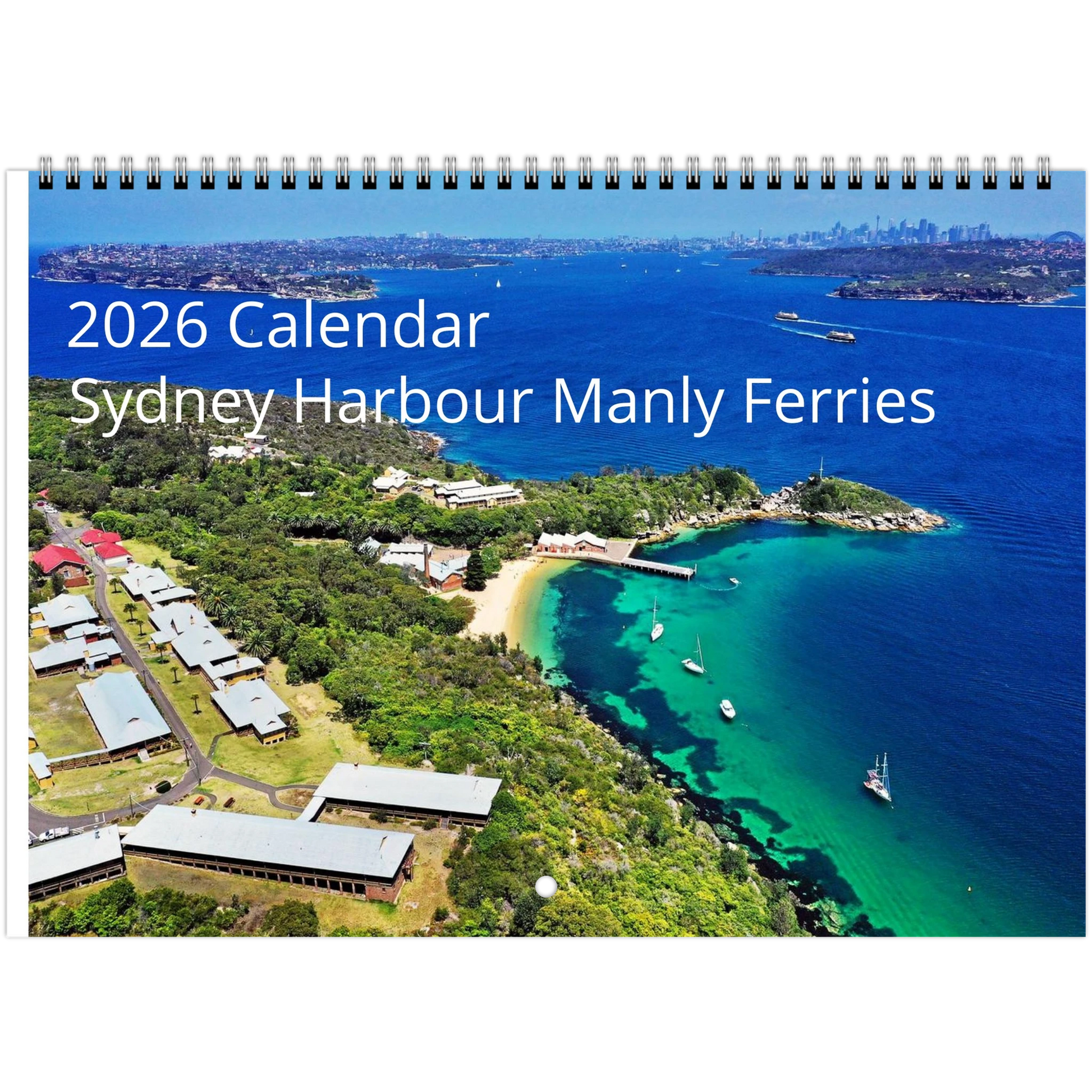 Manly Ferries on Sydney Harbour 2026 Wall Calendar 
