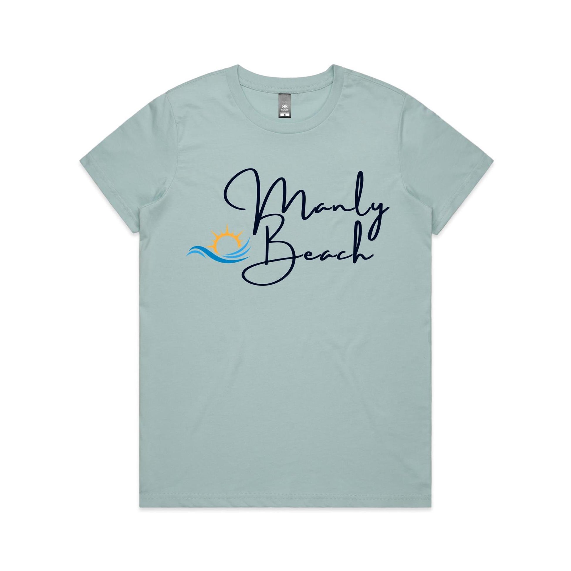 Lost Manly Custom Manly Beach Logo Limited Edition AS Colour Women's Maple Tee - Lost Manly Shop