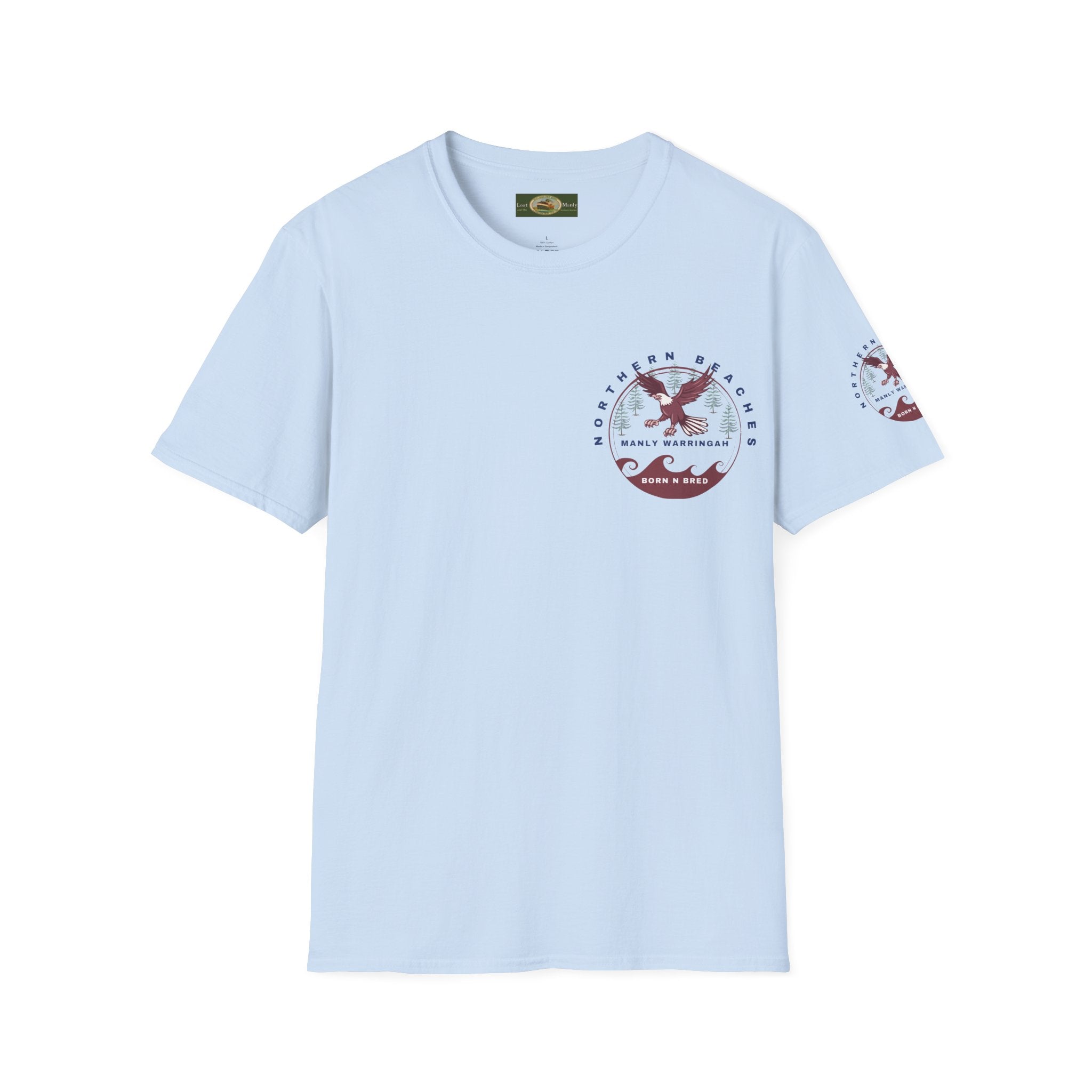 Manly Warringah Born and Bred Unisex T-Shirt Printify
