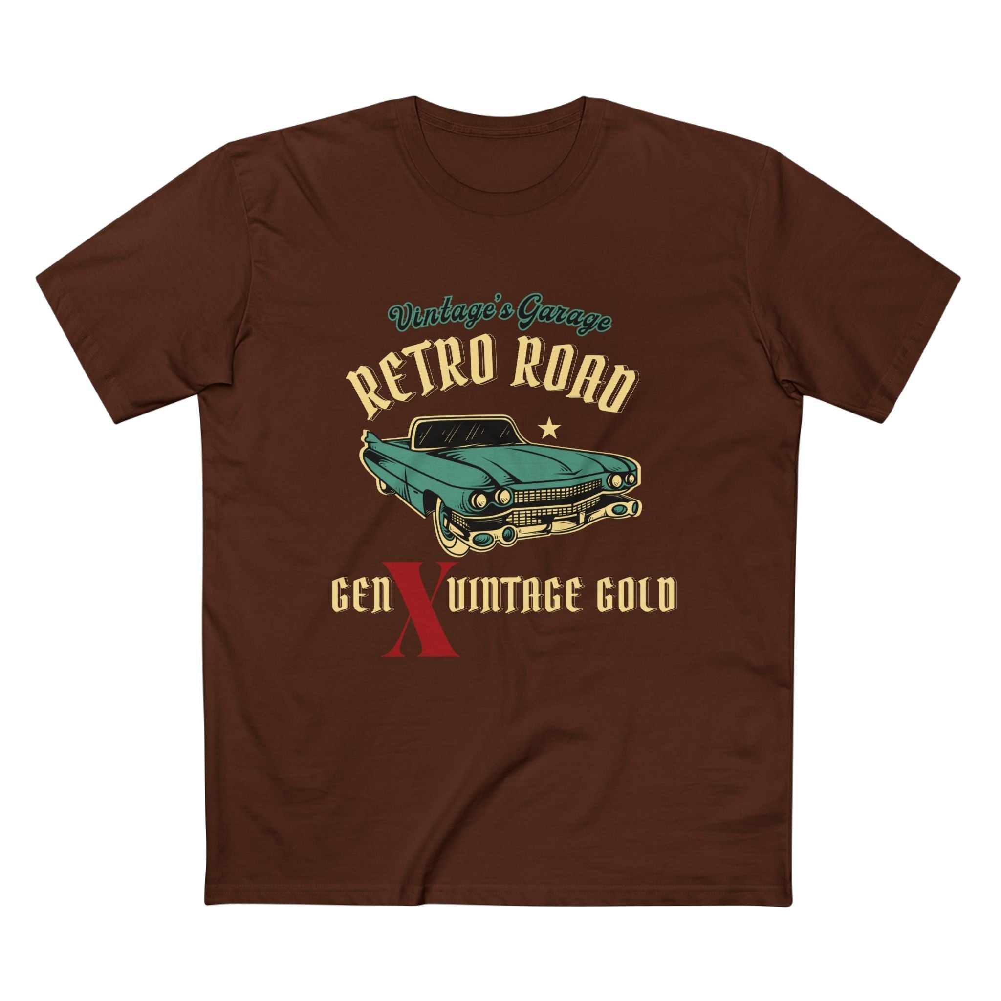 Gen X Vintage Gold Graphic Tee - Nostalgic Gen X T-Shirt, Vintage Style Tee, Gift for Generation X, Casual Wear, Retro Shirt 