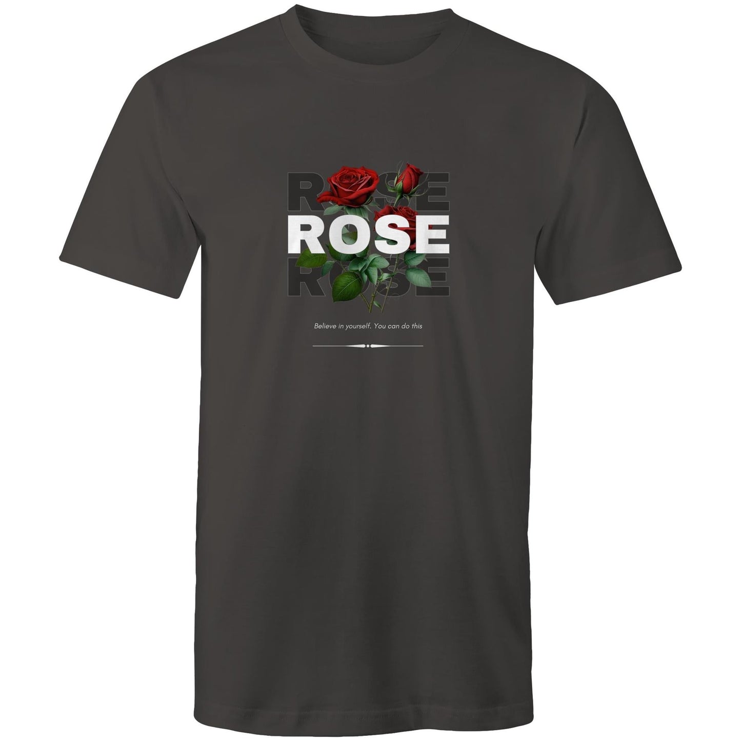 T-Shirt Rose Logo Print 