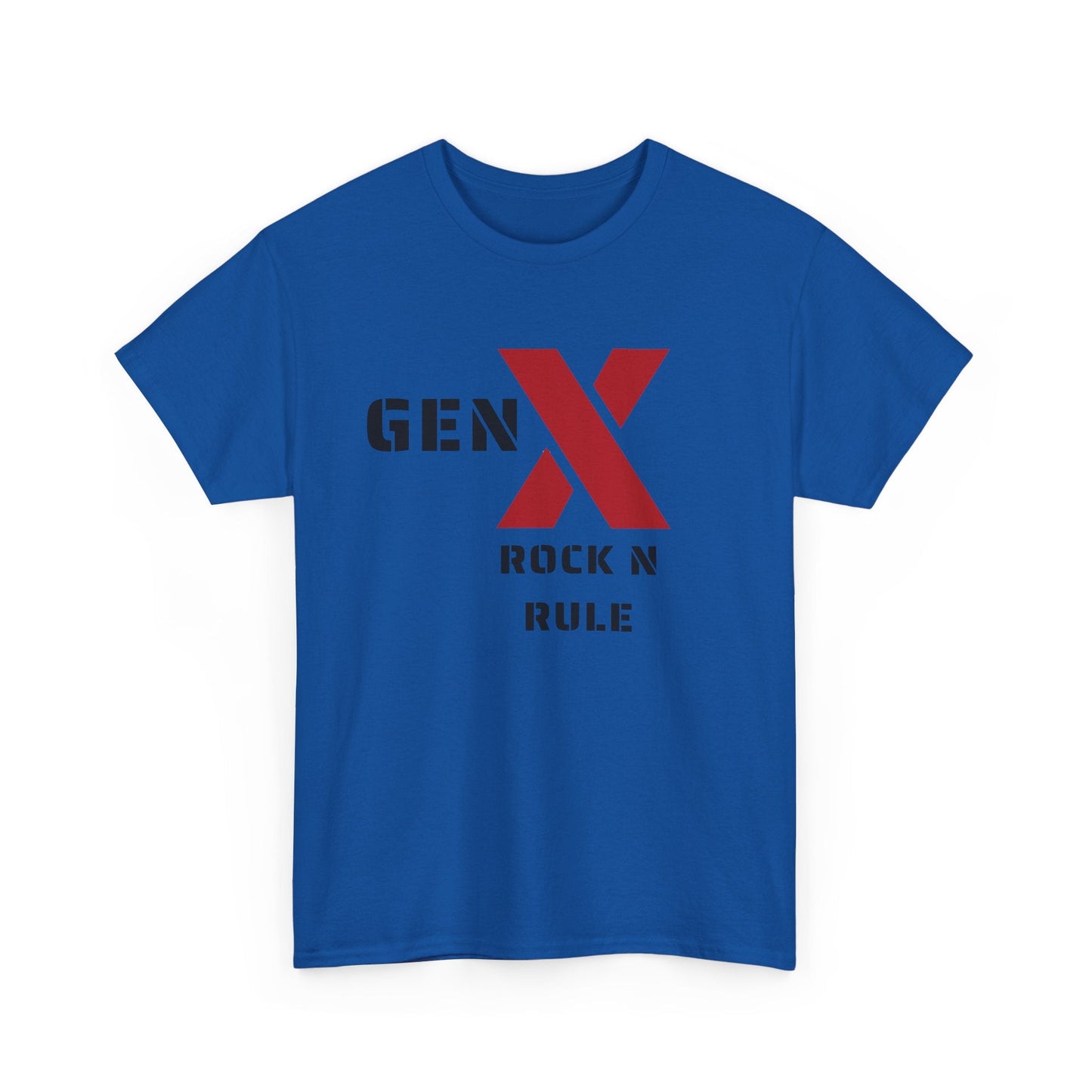 Gen X Rock N Rule Unisex Tee - Vintage Style Music T-Shirt, Casual Wear, Gift for Gen X, Music Lovers, Nostalgia Apparel 